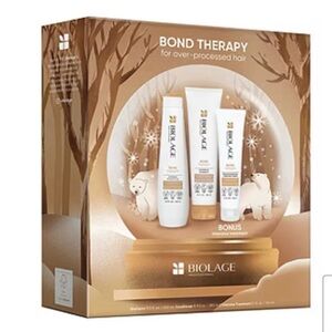 BIOLAGE MATRIX BOND THERAPY HOLIDAY GIFT SET FOR OVER-PROCESSED HAIR NIB